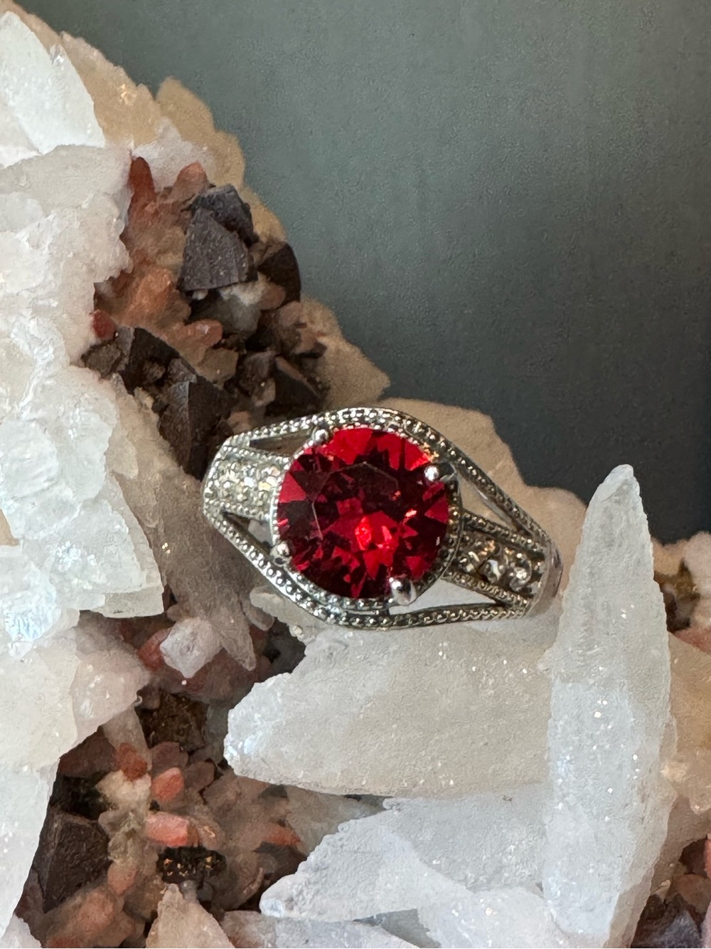Red Gemstone Ring